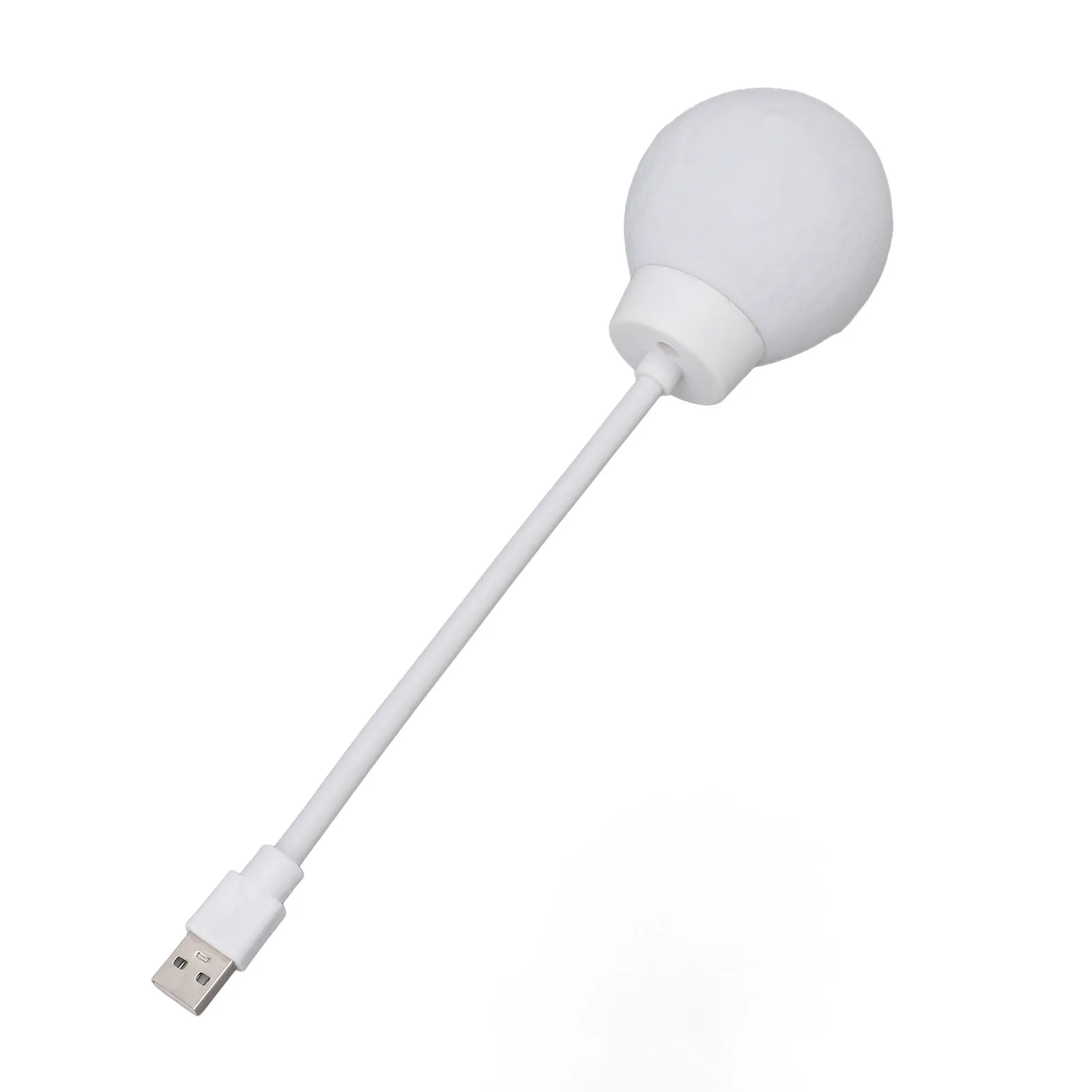 USB Reading Lamp Moon Voice Control Automatic Sensor Flexible Gooseneck USB Plug in Night Light for Bedside Dorm