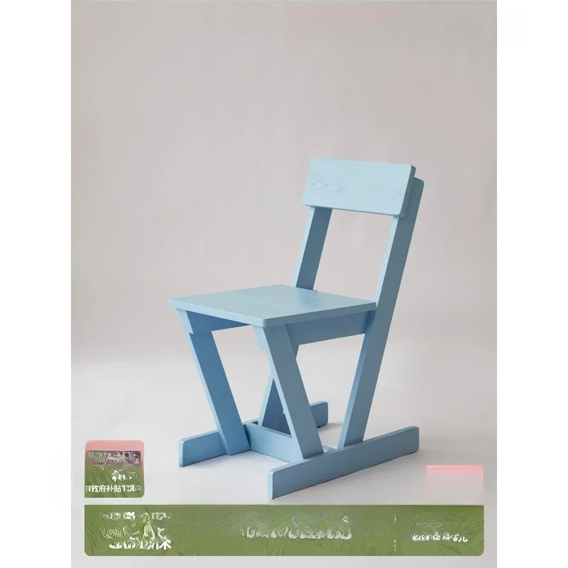 Solid Wood Back Chair, Dining Chair Designer Ergonomic Chair, Comfortable for Home