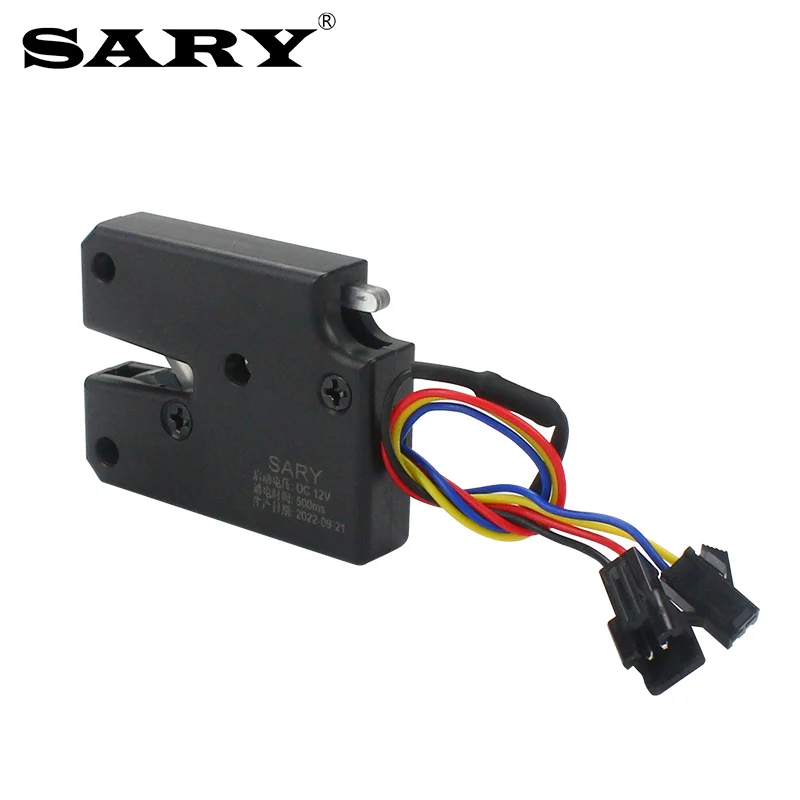 Micro Plastic Titanium Draad Lock Opbergkast Deur Elektrisch Slot DC3V 5V 12V Met Feedback Elektrisch Slot