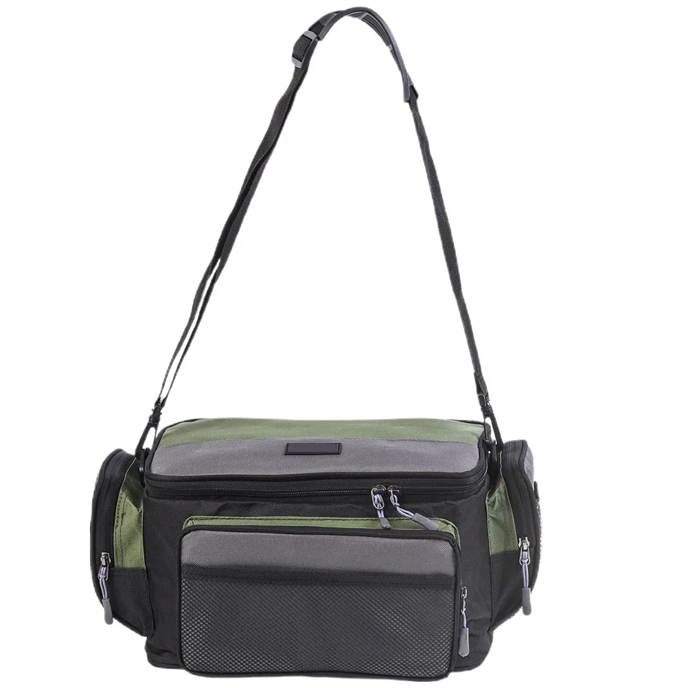 

1Pcs Oxford Fabric Fishing Reel Storage Bag Durable Portable Fishing Tackle Organizer Shoulder Bag Adjustable Strap Lightweight