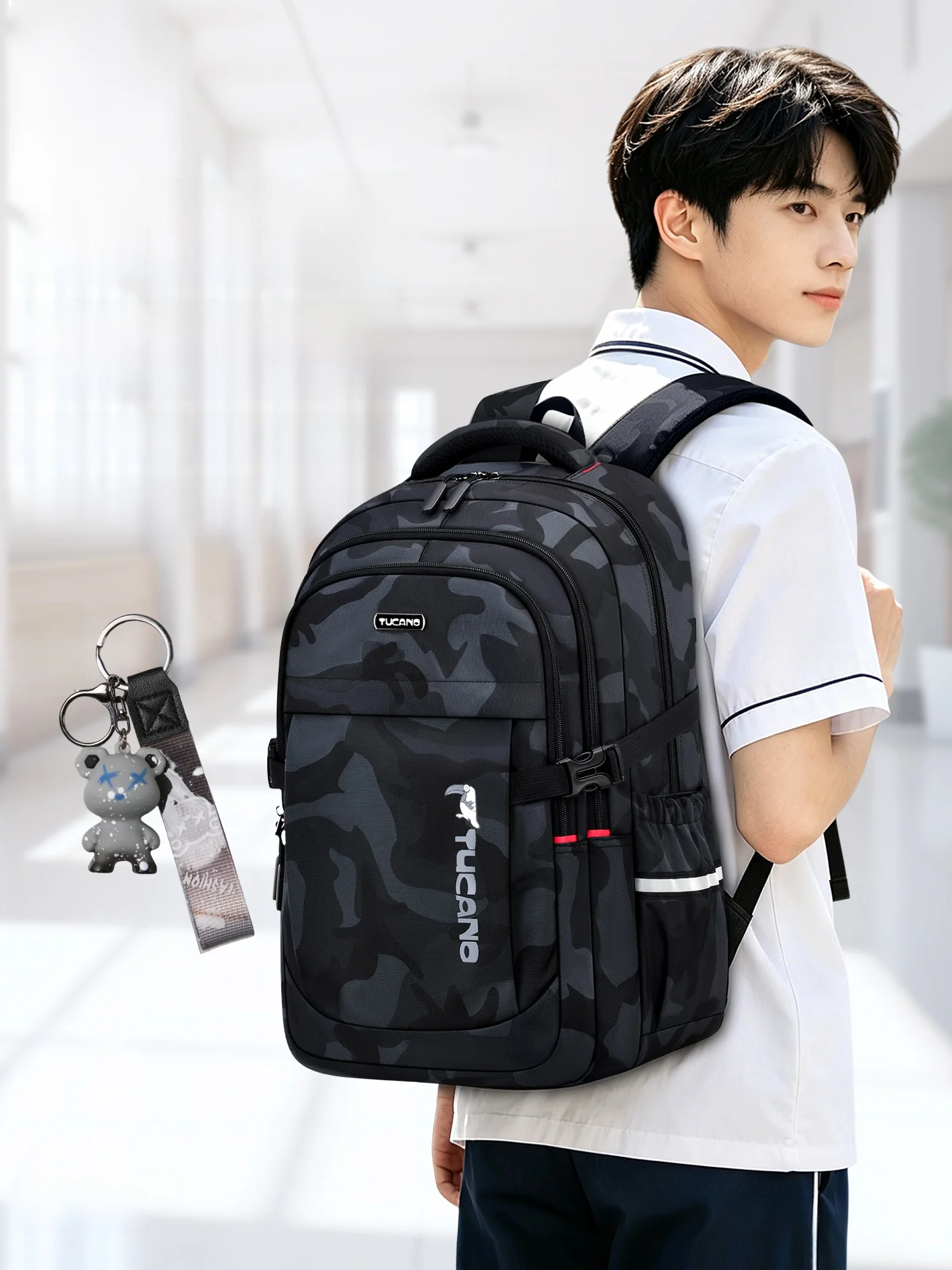 camouflage-backpack-large-capacity-high-school-men's-anti-fatigue-spine-protection-double-shoulder-bag-dirt-resistant-trendy