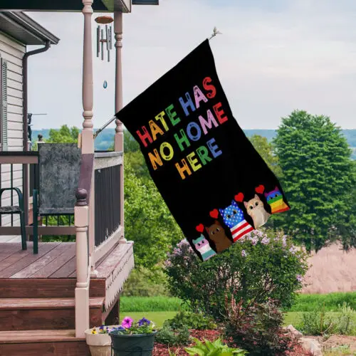 Hate Has No Home Here Garden Flag, Equality Double Sided Garden Flag