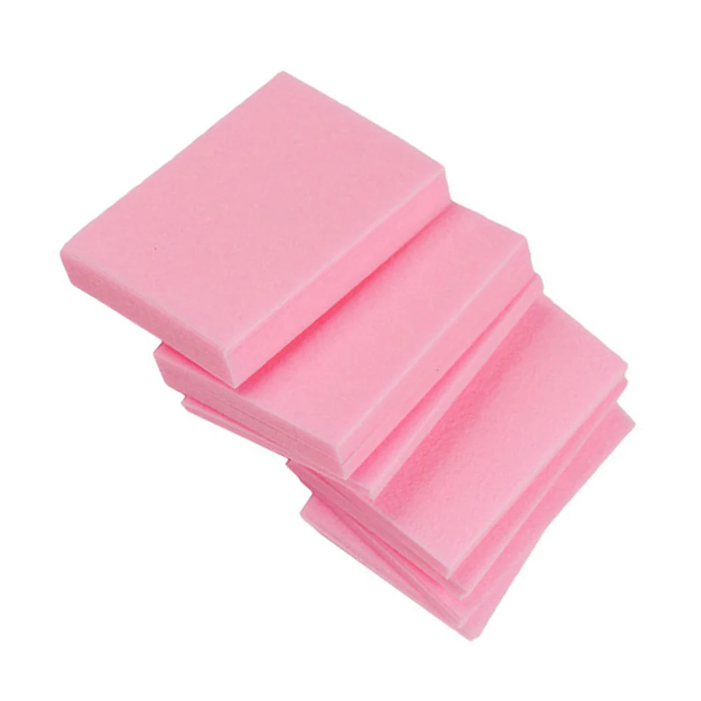 100 tamponi morbidi per rimuovere lo smalto senza pelucchi, assorbenti usa e getta per la pulizia della pedicure del manicure con smalto gel per unghie