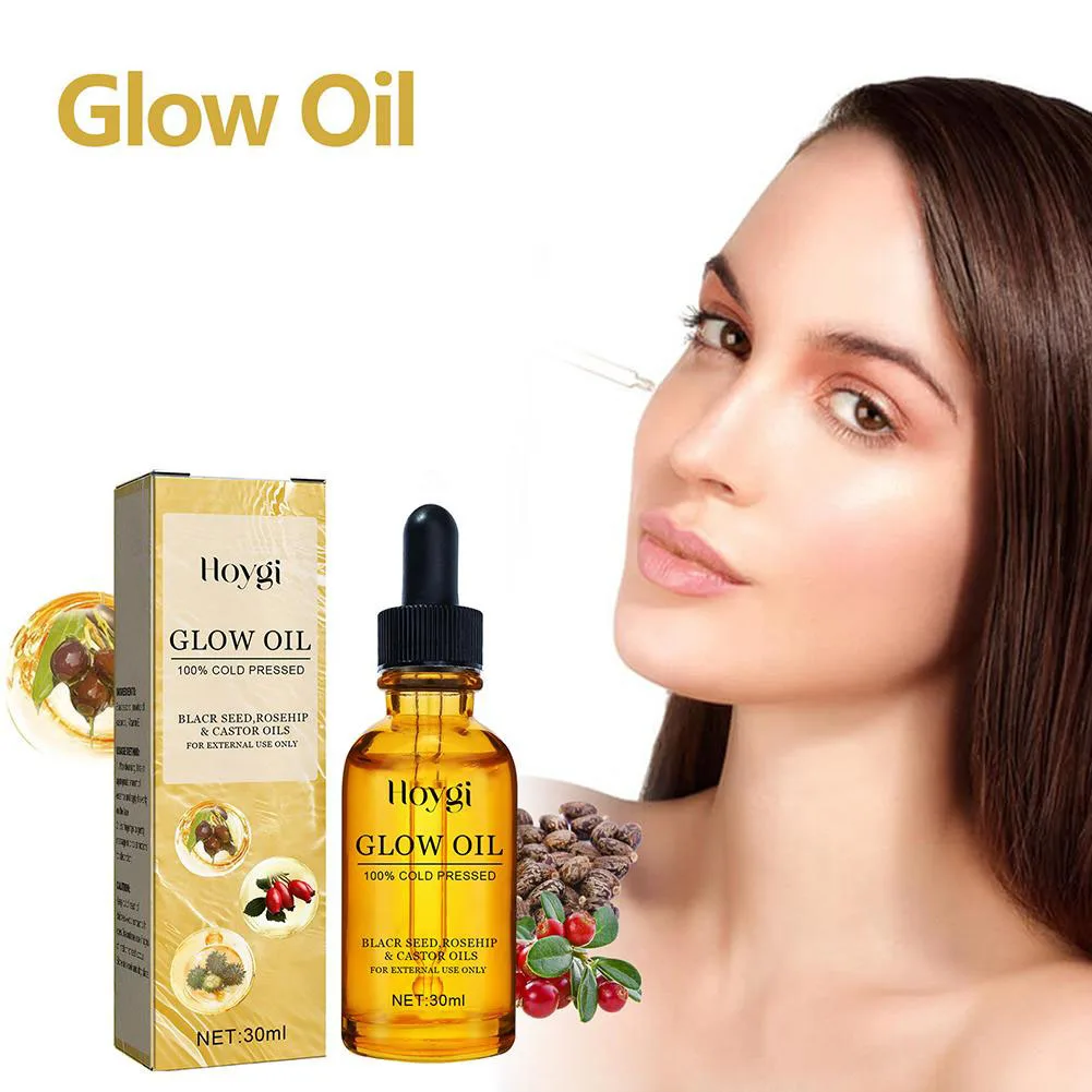 Black Seed Oil Rosehip Oil Cold Pressed For Face Moisturizer Natural Fortifying Hydrates Skin Moisturizing Facial Glow Oil