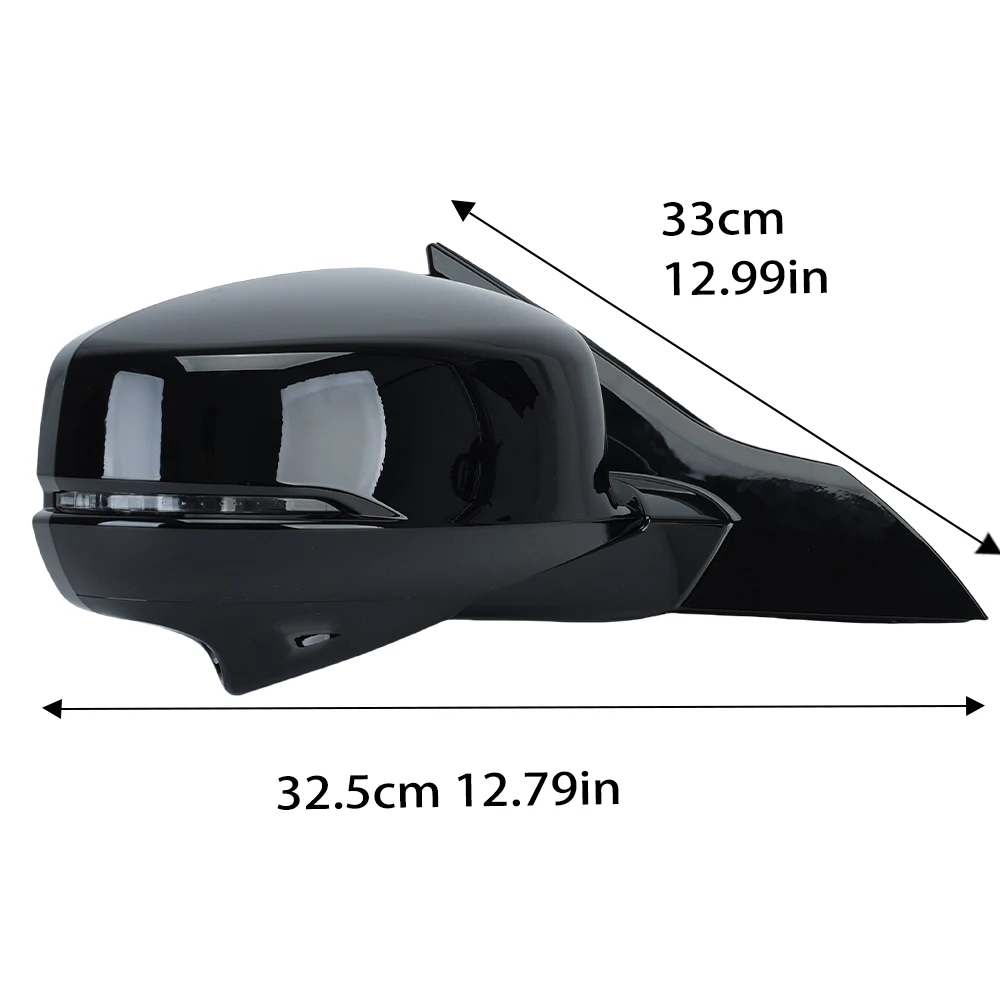 Side Rearview Mirror Assembly For Honda Accord 2007/2016 2017 Black Sedan With Camera Side Rearview Mirror Car Accessories