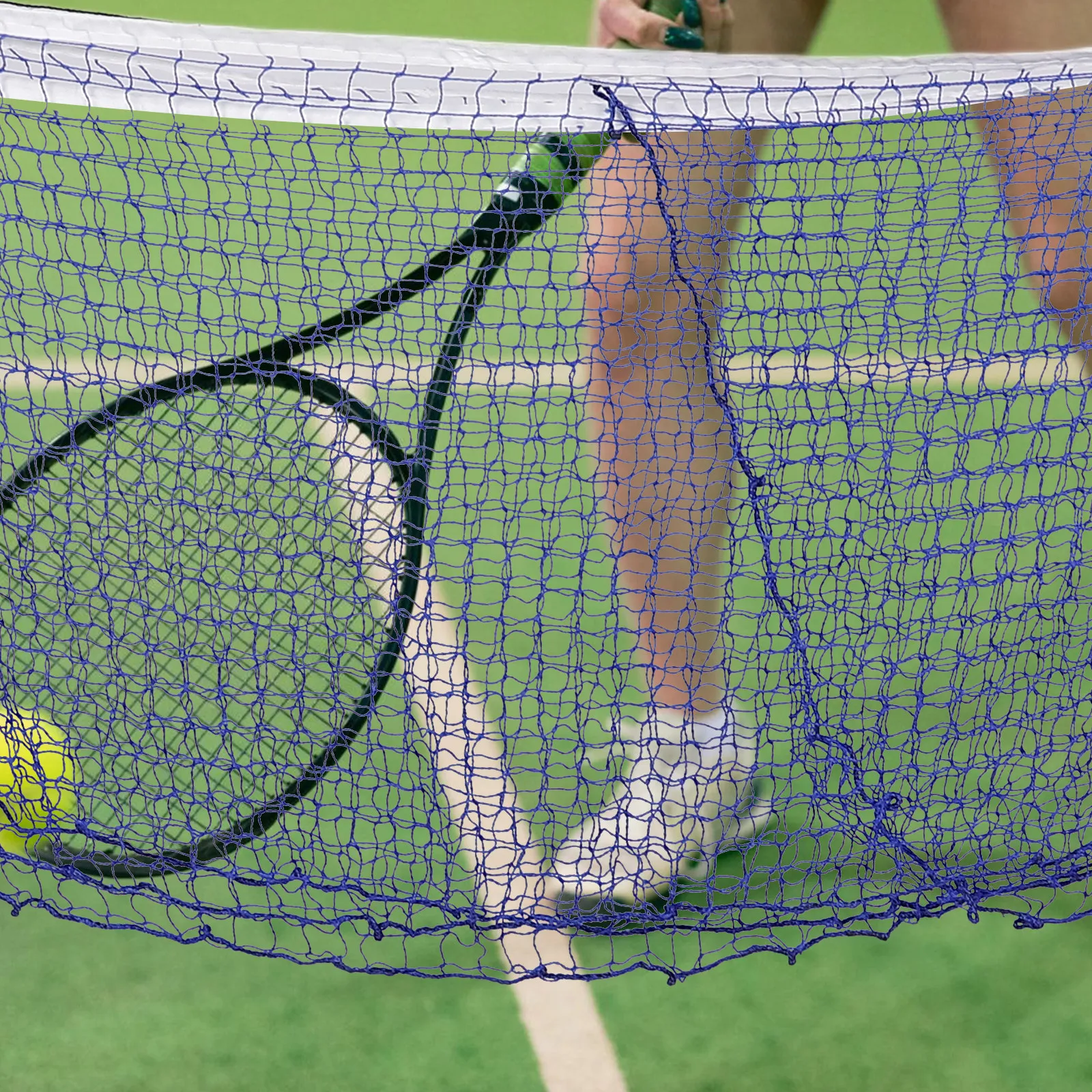 

Компактная складная сетка для бадминтона, легкая, портативная, ярких цветов, с высокой видимостью, мелкоячеистая сетка для использования в помещении и на улице