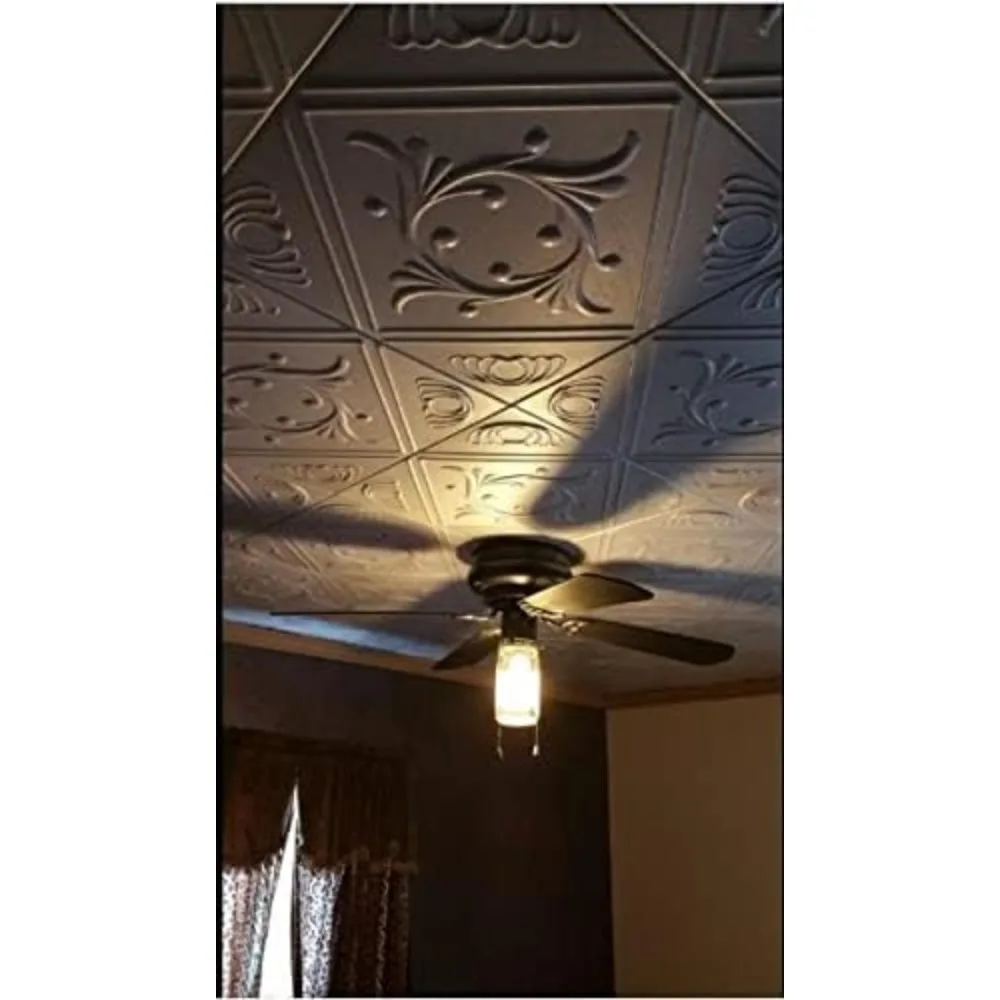 50 Stück 20 x 20 Schaumstoff-Deckenfliesen – Abdeckungen ca. 135 m2