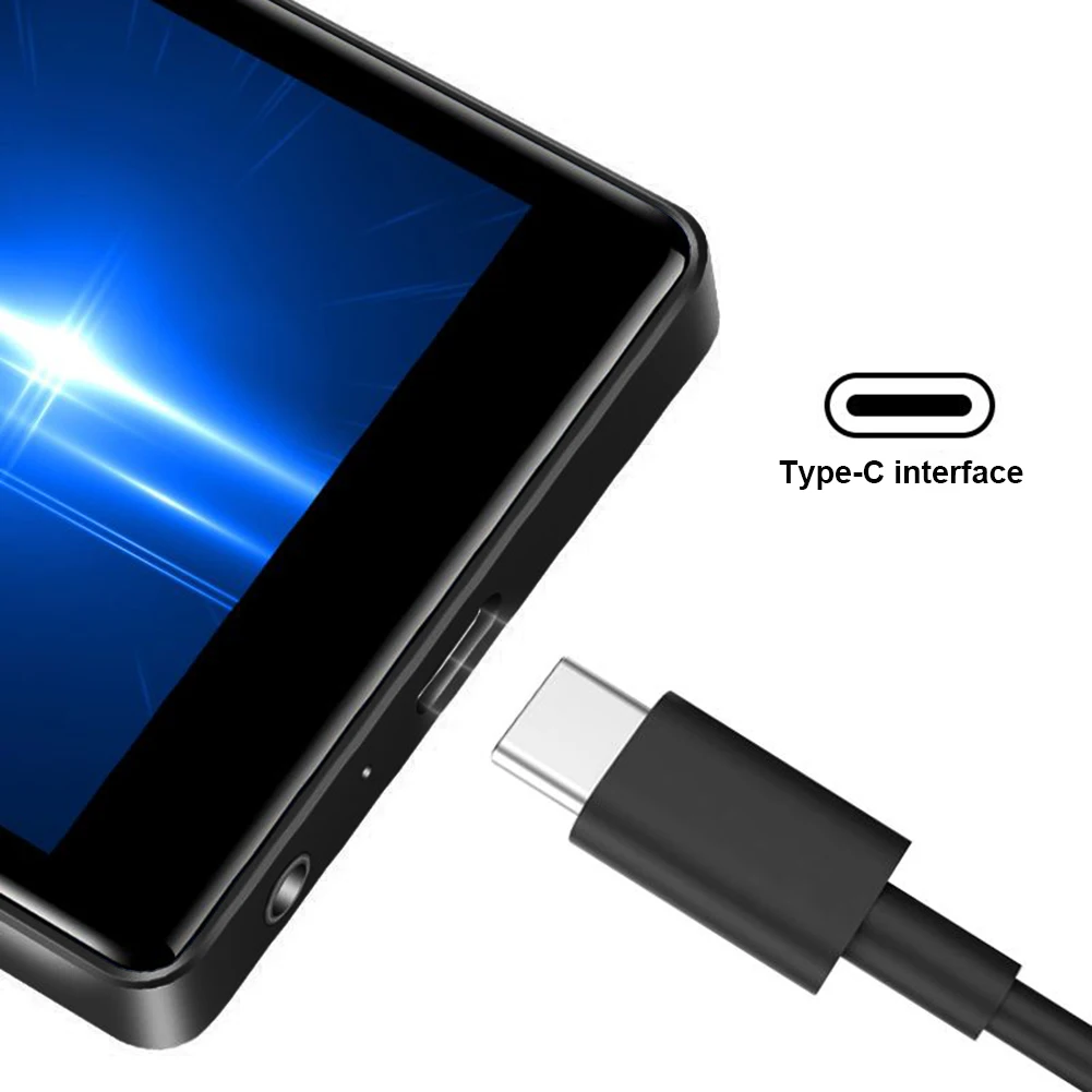 Reproductor de MP3 deportivo Android 8,1 WIFI reproductor MP3 MP4 Compatible con Bluetooth con altavoz pantalla táctil completa de 4 pulgadas con Radio FM/libro electrónico