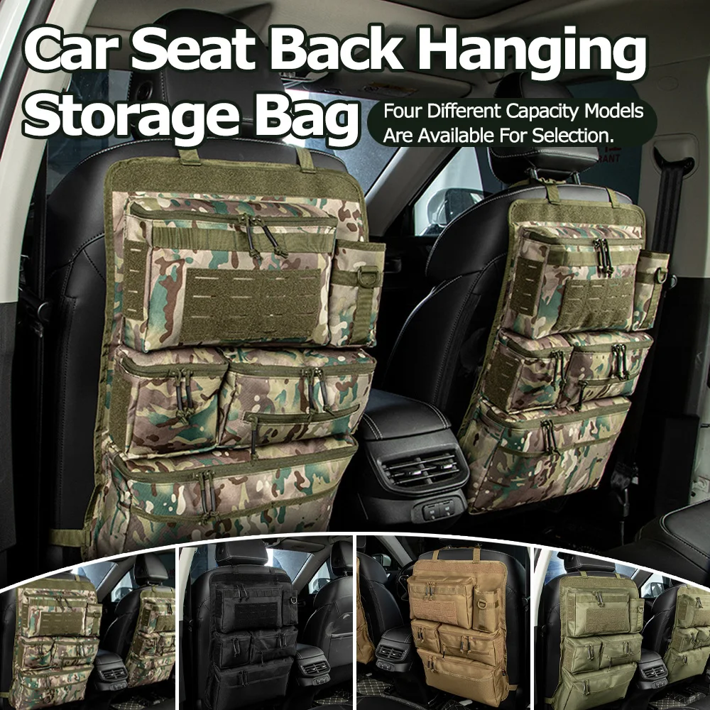 

Multifunctional Car Luggage Organizer & Storage Bag, Hanging Rear Seat Organizer, Tactical Car Storage Bag