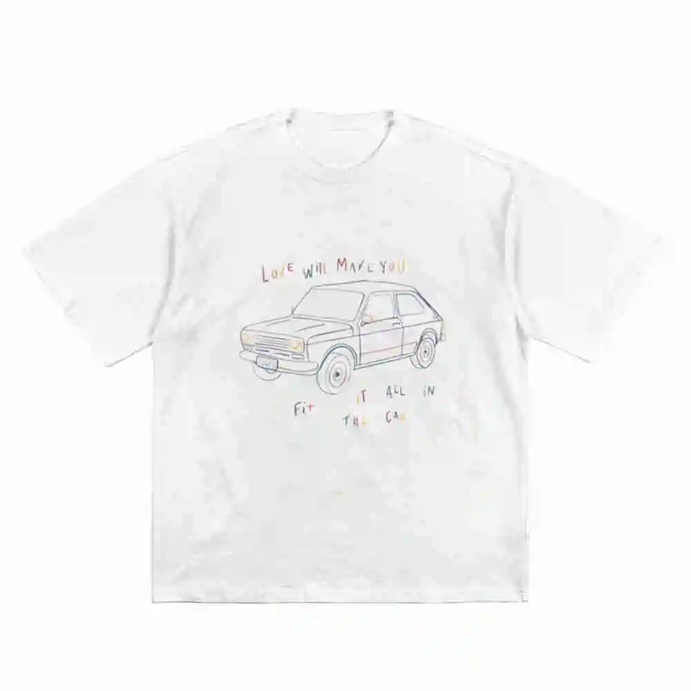 Love Takes Miles Cameron Winter Geese Short Sleeve Tee 100% Cotton T-Shirt