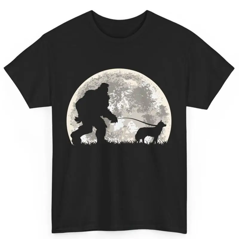 

Sasquatch Walking With A Dog T Shirt Lover Labrador