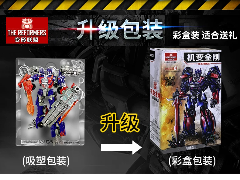 Transformation Toys Robot Car Alloy Plastic YS04A Optimu Prim Action Figure Anime Movie Series Birthday Gift