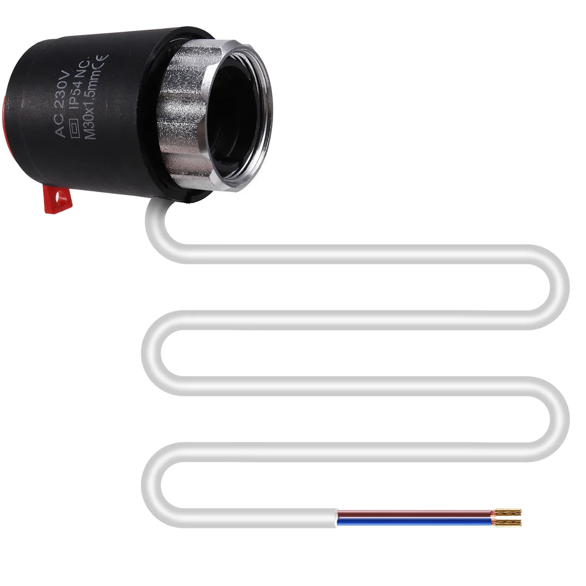 ABGL нормально закрытый клапан для подогрева пола для термостатов для подогрева пола, электрический привод переменного тока 230 В, коллектор M30x1,5