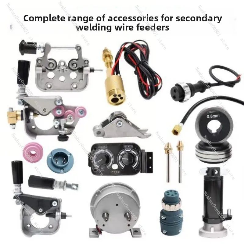 Tig Welding Wire Feeder Accessories Bracket Damping Shaft Handle Welding Torch Holder Aviation Plug Socket Motor Control Box