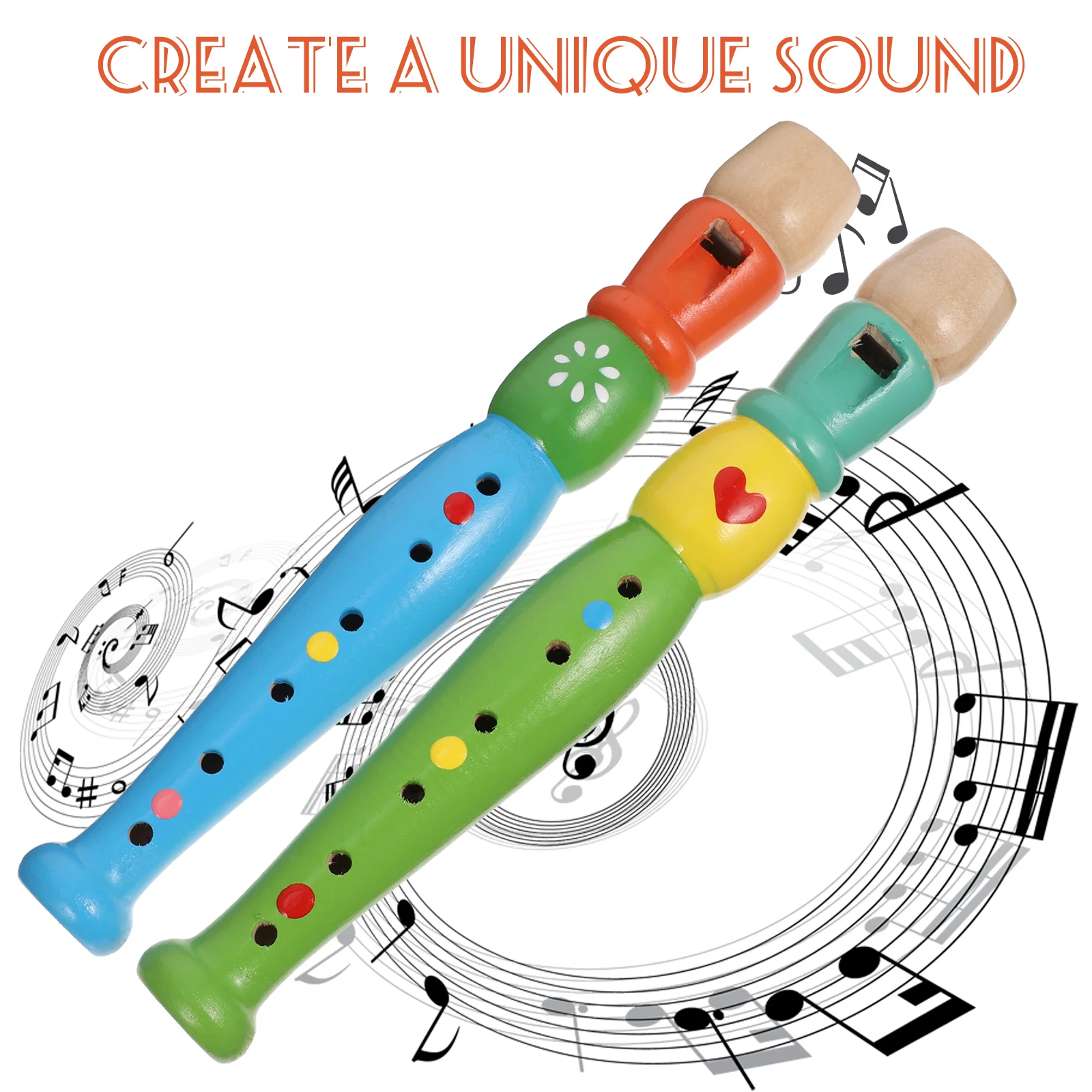 Develop Recorder Woodwind 6 Hole Piccolo Children's Toys Educational Instrument Musical