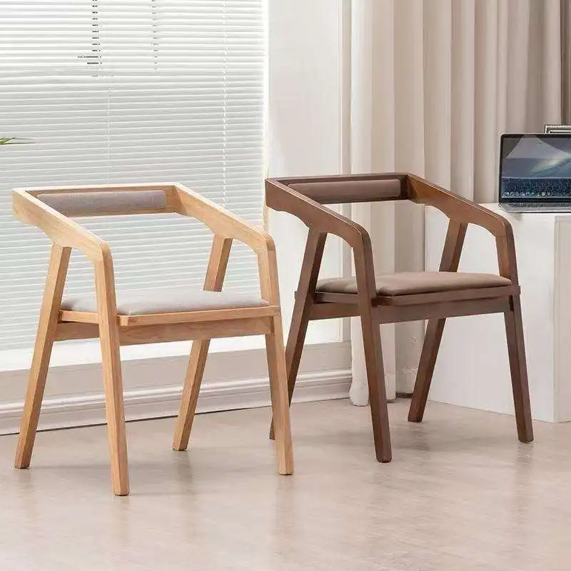 

#Modern Japan Design Ergonomic Stackable Wooden Dining Chair with Fabric Seat for Villa and Restaurant Dining Rooms