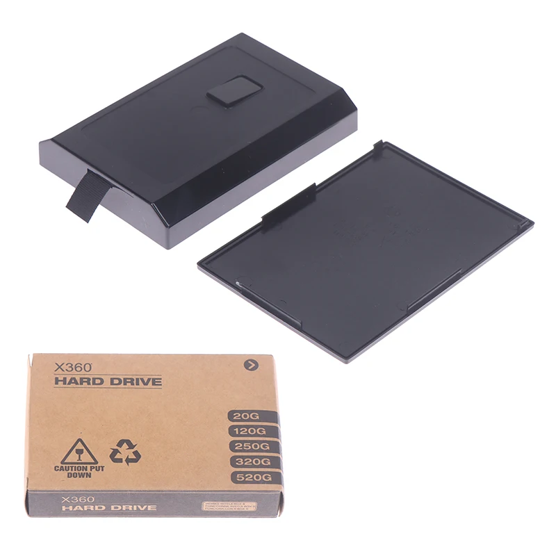 【1PC Hard Disk Drive Case For 360 Slim Internal HDD Black Hard Disk Case HDD Blue Transparent Case】