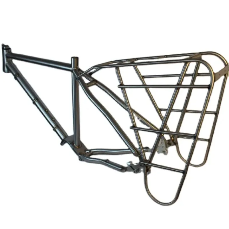 Titanium Bike Frame With G510 Bafang Motor Bridge