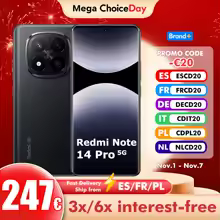 Xiaomi Redmi Note 14 Pro Plus 5G NFCSnapdragon 7s Gen 36.67" 1.5K AMOLED display