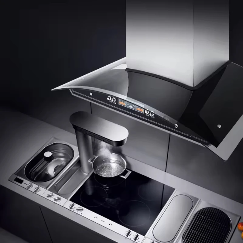Kitchen chimney type range hood, smoke exhaust, fashion range hood