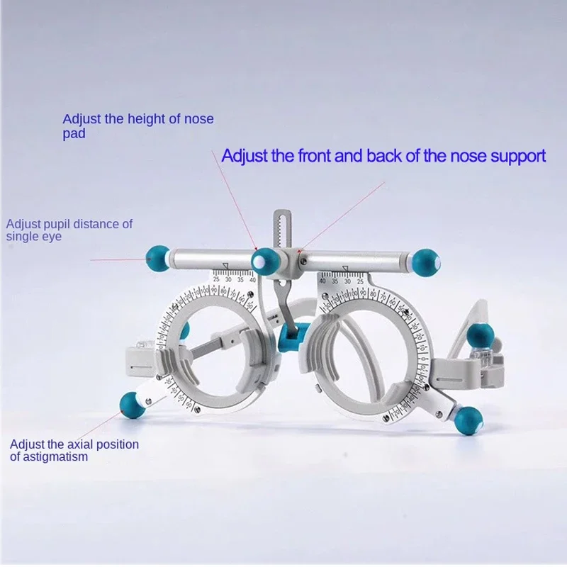 Adjustable Frame Universal Optical Instrument International Test Frame 5 Card Slot Ophthalmic Test Frame