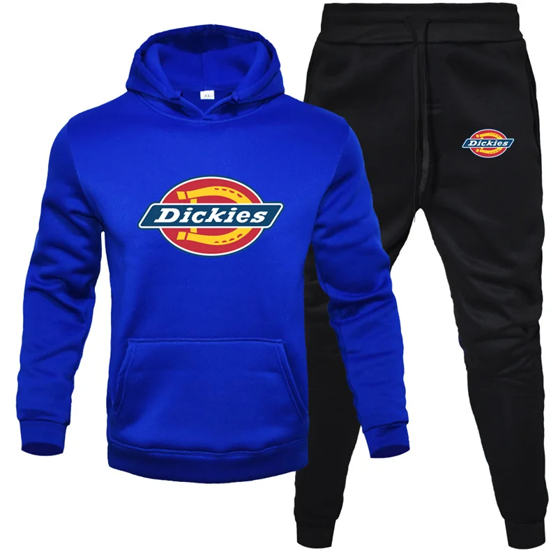 Mens Tracksuit Warm Hooded Sweatshirt+Sweatpants 2 Pcs Sets USA Basketball Print Top Pullover Or Pants Casual Jogging Clothing