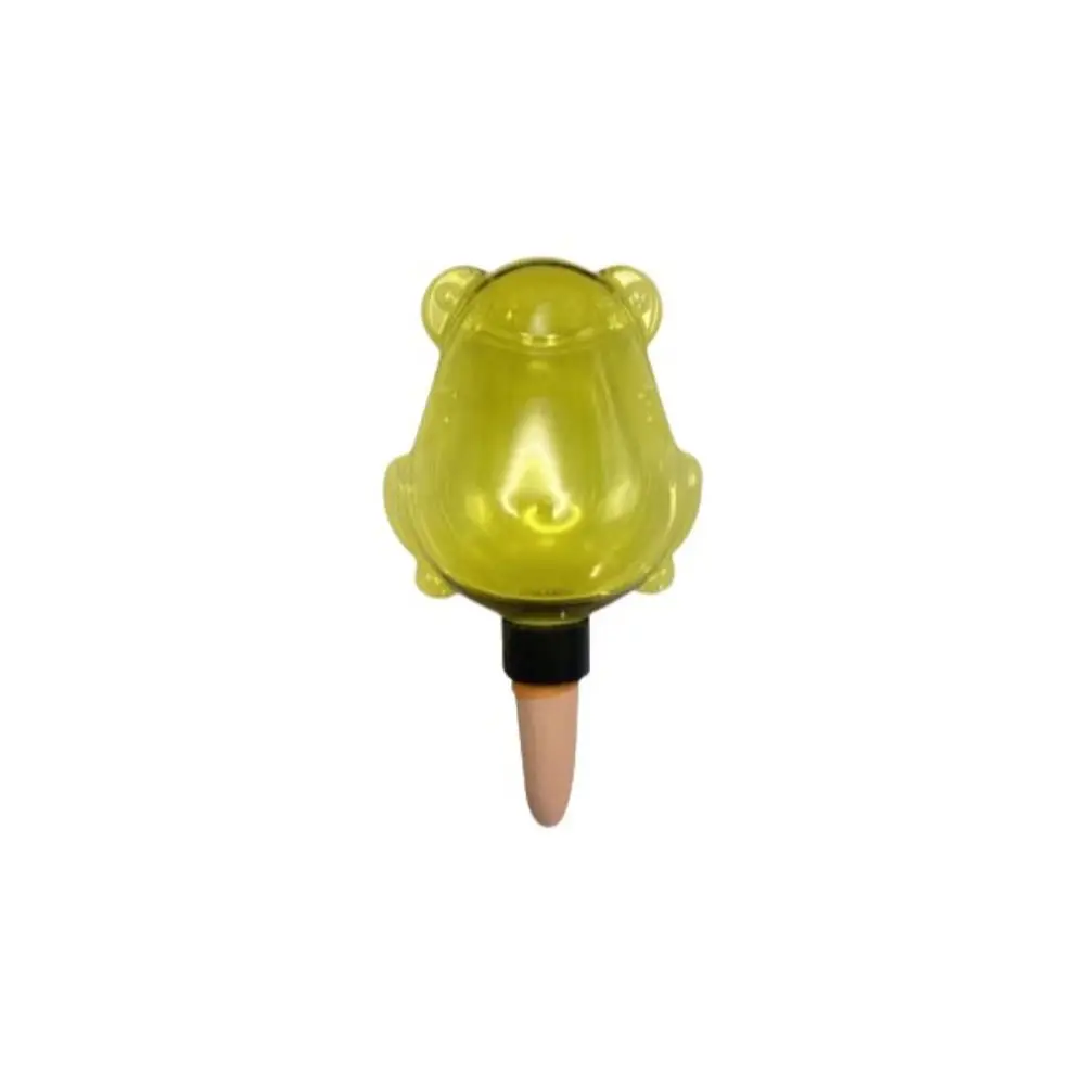 Slow Seepage Self Watering Plant Waterer Long Lasting Frog Shape Plant Watering Spike Large Opening Plastic Body Watering Bulb