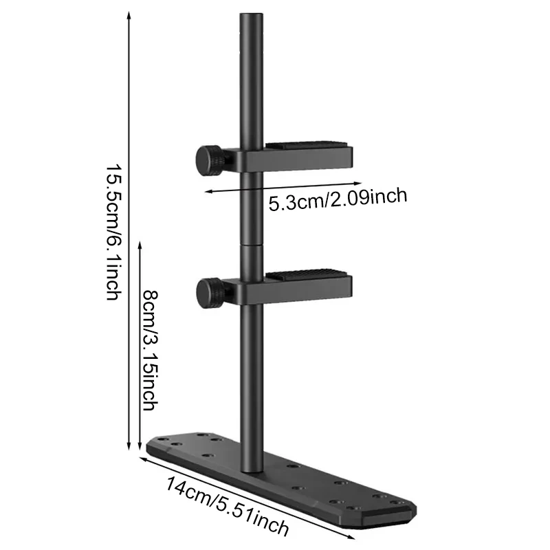 Aluminium Graphics Card Holder Video Card Bracket PC Case DIY Accessories GPU Support Bracket For 12/14cm Fan JJ3804