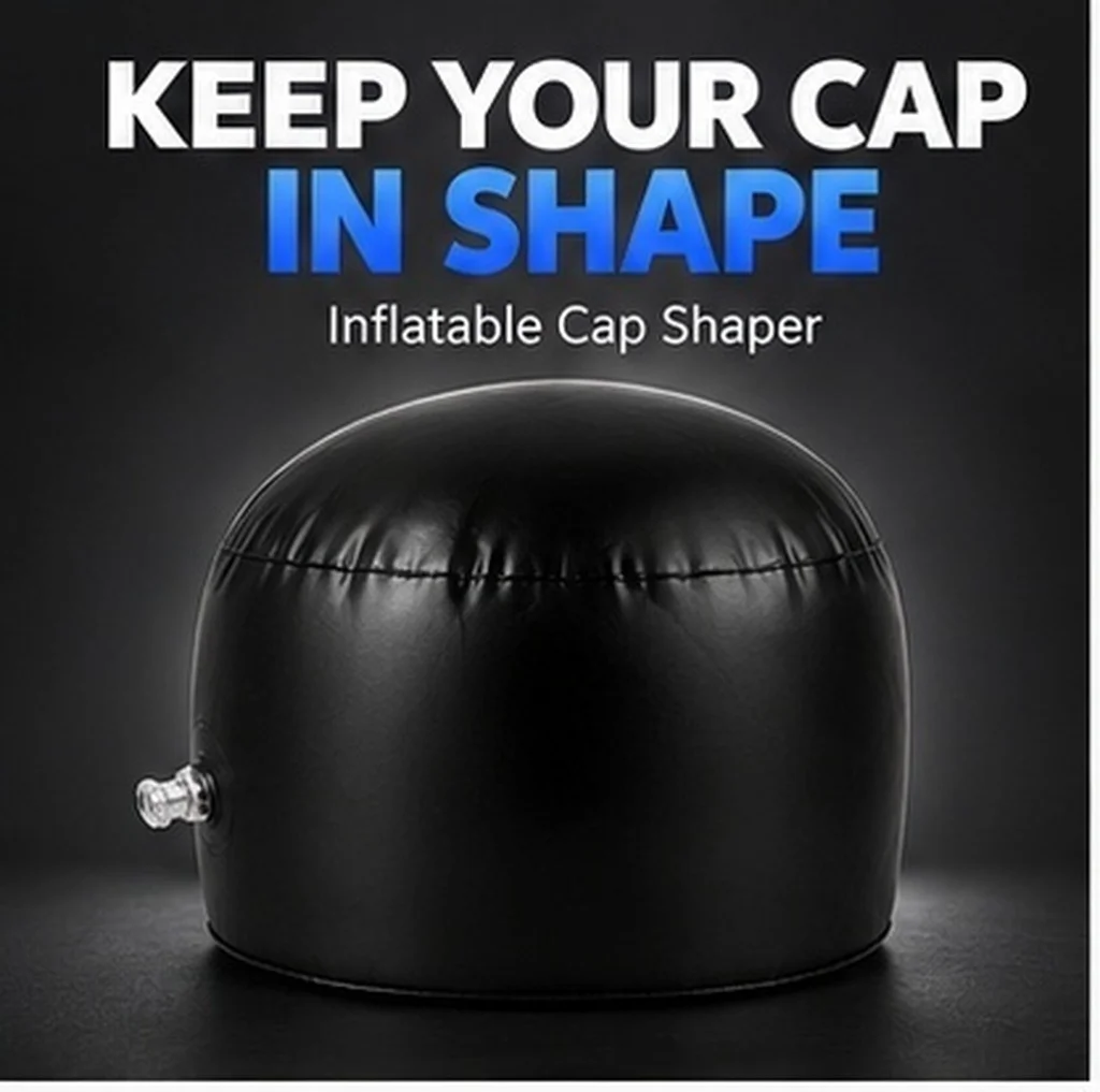 Inflatable Hat Shaper PVC Baseball Cap Insert Plastic Inner Support Hat Holder to Keep Shape Baseball Cap Shaper