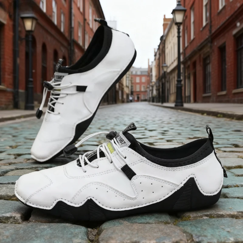 

Мужская обувь, повседневная обувь с осьминогом, весенняя обувь из воловьей кожи с низким вырезом и плоской подошвой, модная обувь для вождения, спортивная маленькая кожаная обувь