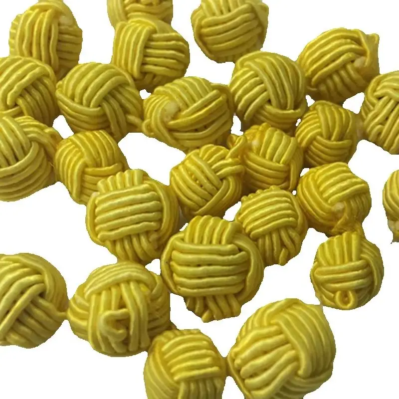 10pcs DIY Braided Button Handmade Cheongsam Tang Suit Dress Buttons Ball Cuff Links for Men Gift