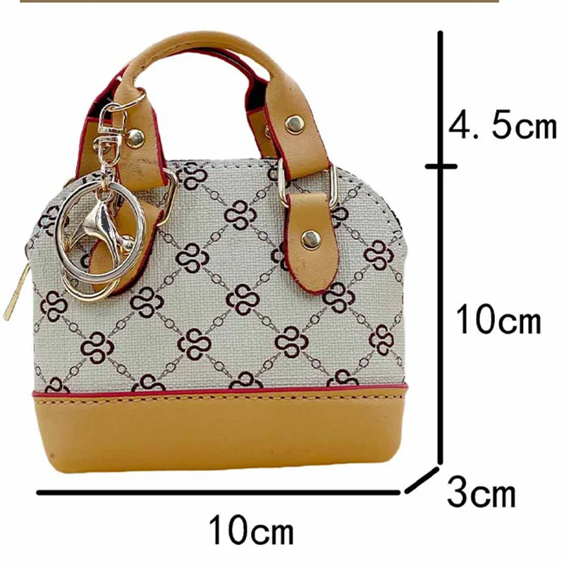 Printed ins Handheld Diagonal Mini Chain Small Bag Headphone bag For AirPods 4 Pro 2 3 Can hold other Small items Coin Purse