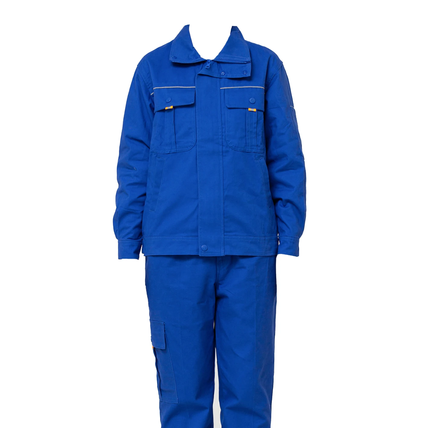 Set da Lavoro in Puro Cotone con Colletto Rialzato, Resistente all'Usura e allo Sporco, Traspirante, per Saldatura e Riparazioni