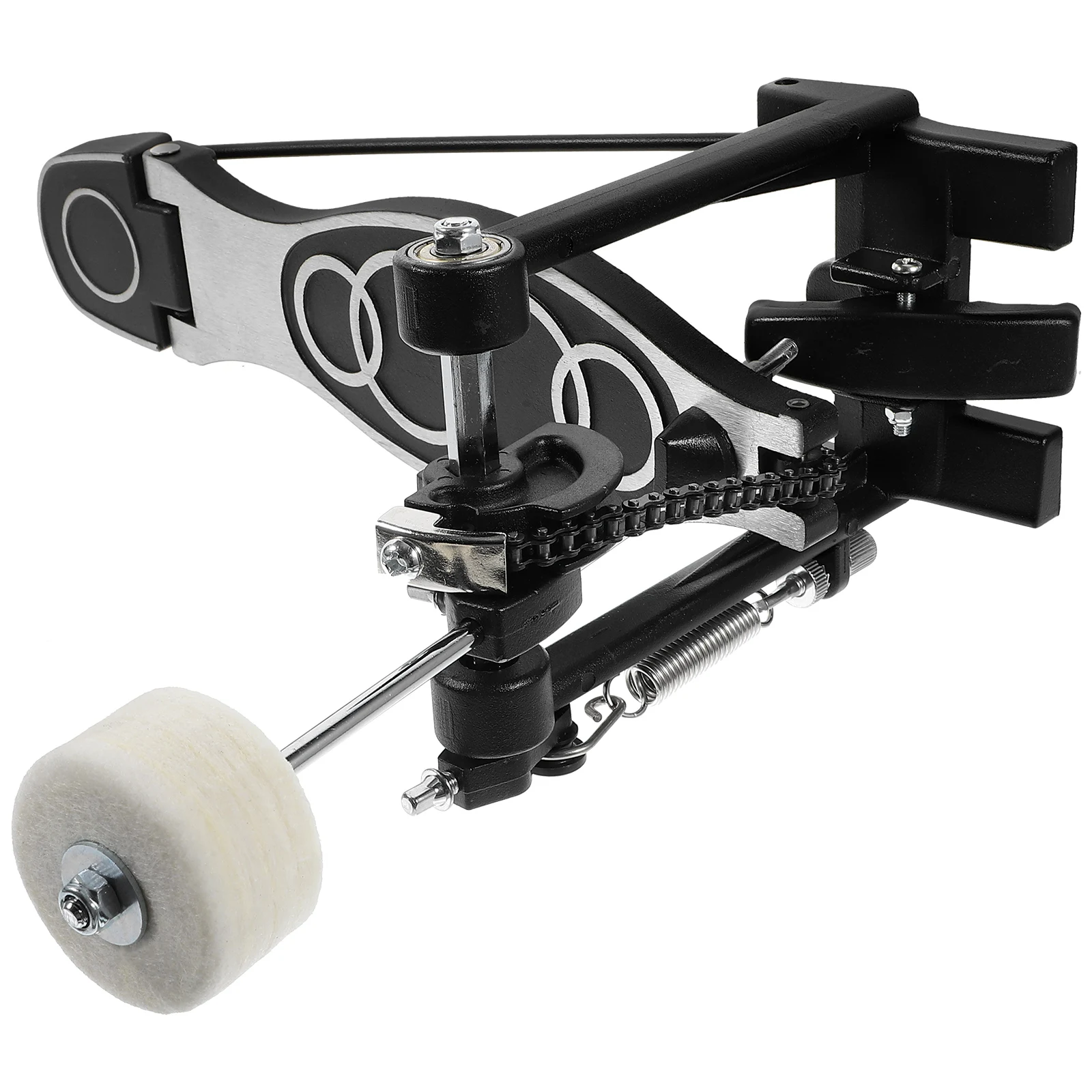 

1pcs Single For Bass Replacement Aluminum Alloy Drum Set Kick Pedal Drum Kit Pedal Accessory Instrument Parts