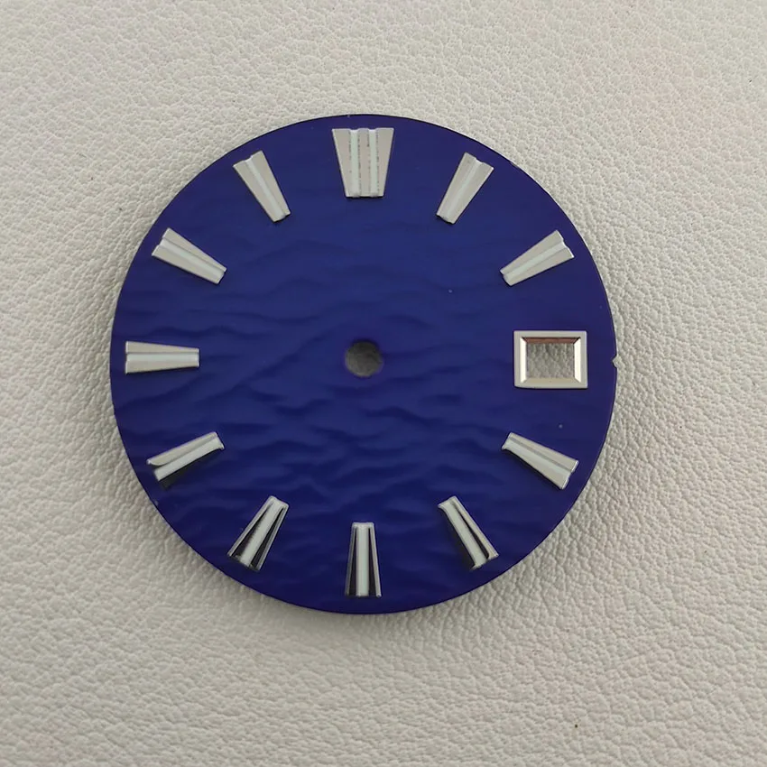 28.5MM Dial NH35 Dial Strong Green Luminous Dial Suitable for NH35/4R/7S Movement Watch Parts Replacement