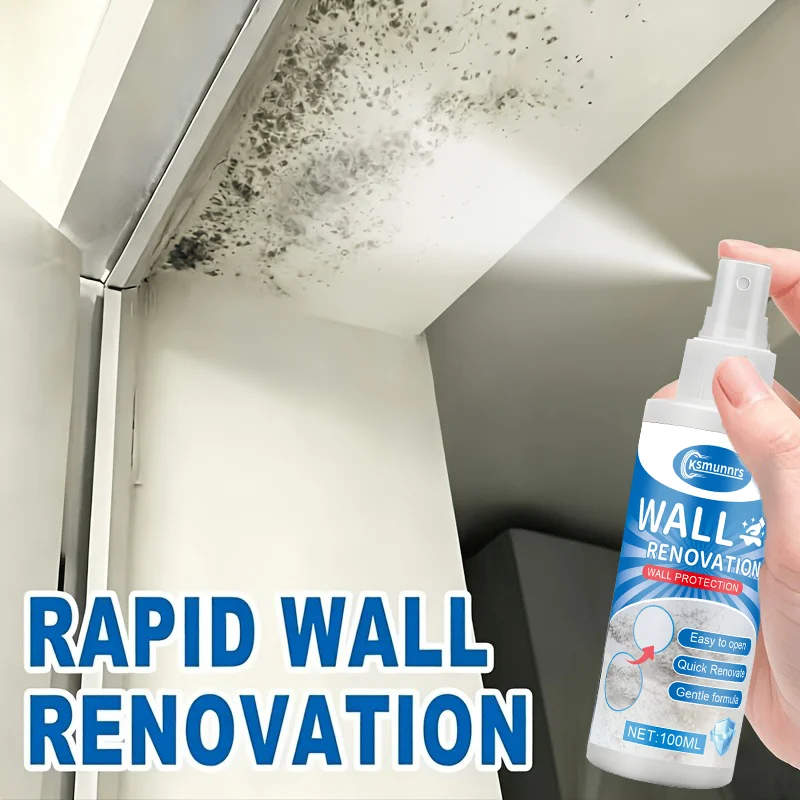 

Black Spot Mold Remover Spray for Bathroom Kitchen Basement Wall Surface Brightener Essential Home Cleaning Tool