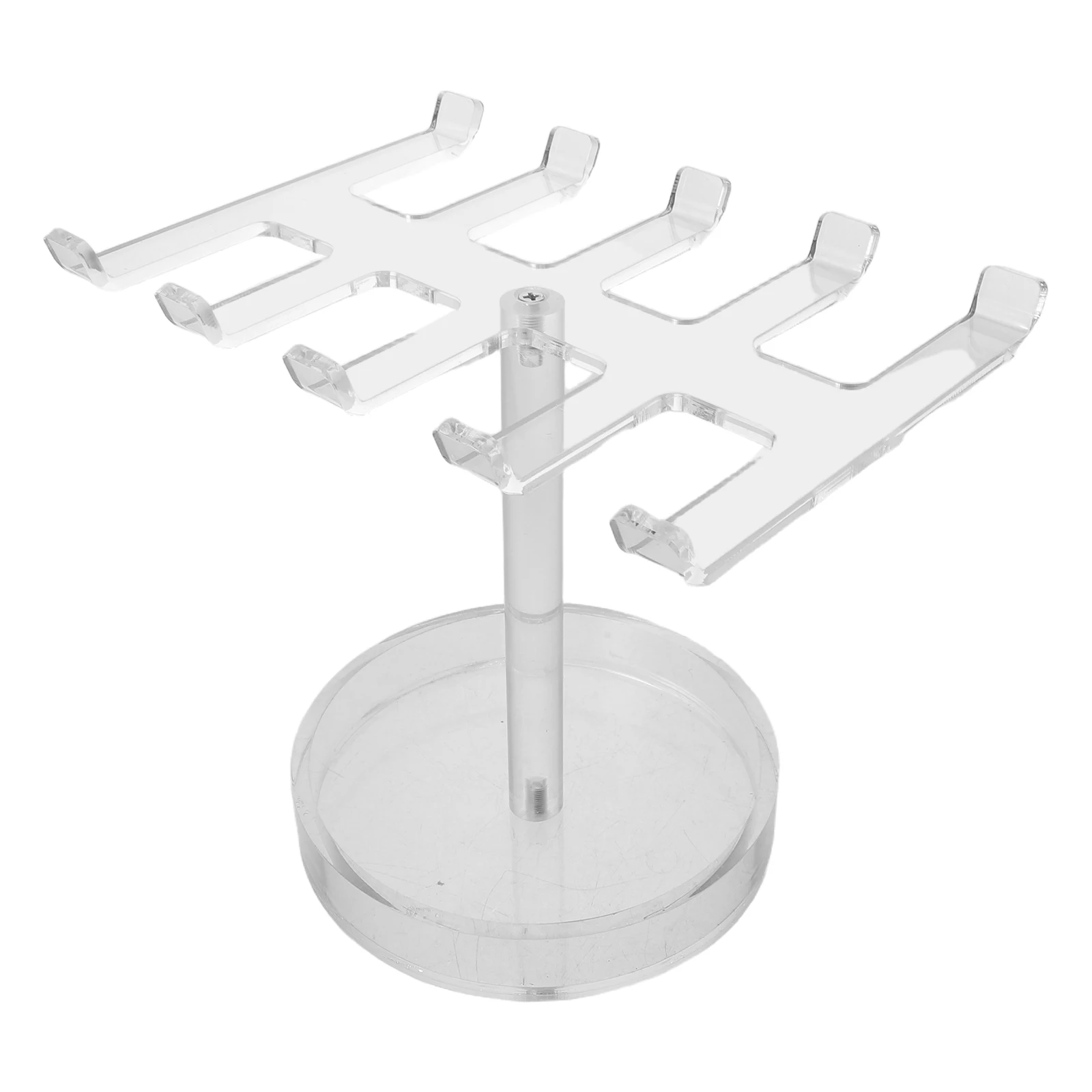 

Clear Acrylic Jewelry Display Stand Organizer For Bangles Bracelets Necklaces Earrings Rings Watch Transparent Detachable