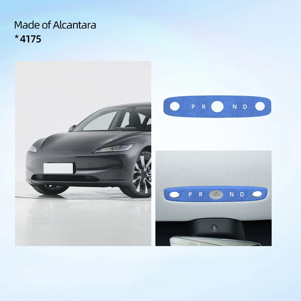 

Автомобильная лампа для чтения из алькантары, ультратонкая наклейка на лампу для чтения «сделай сам», замша для Tesla Model 3 Y Highland Juniper 2021-2025