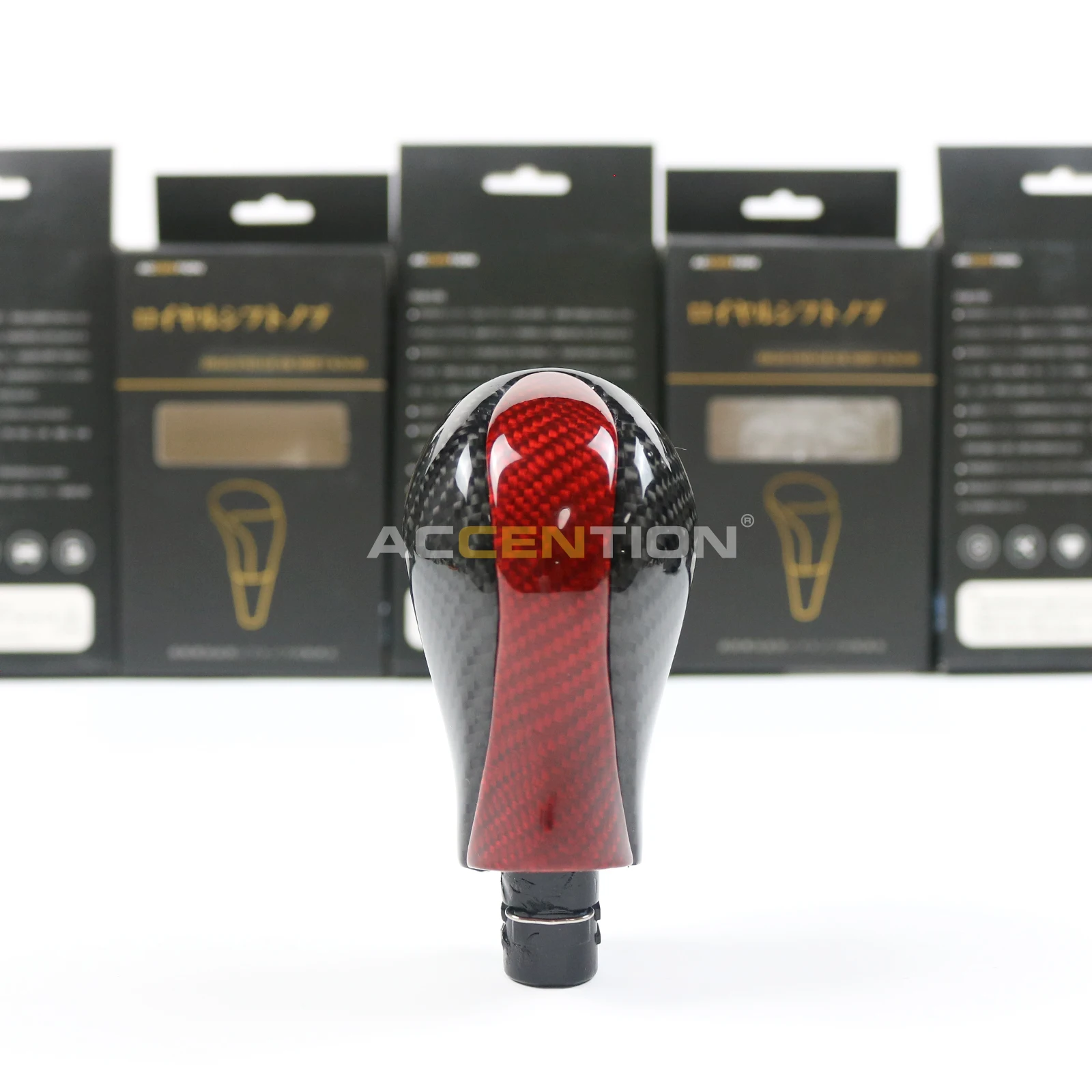 

Black Carbon Fiber Gear Shift Knob Gear Shifter Handle For Infiniti Q50 Q50L 2014 2015 2016 2017