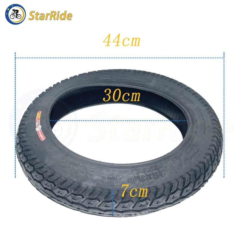 CST 16 Inch Tire 16X3.0 C-1737 Thickened for Gyroroue Inmotion V12 Unicycle Bike Electric Scooter Wheelbarrow Accessories