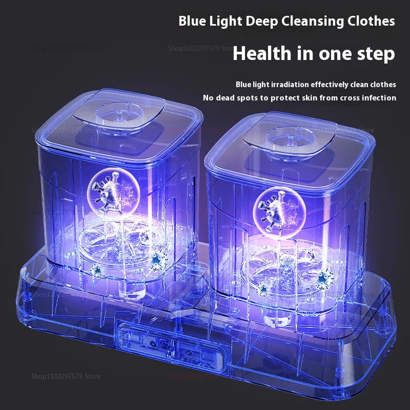 غسالة صغيرة ذات أنبوب مزدوج للجوارب مناسبة لتأجير المهجع المنزلي منظف ملابس محمول وخالي من التركيب