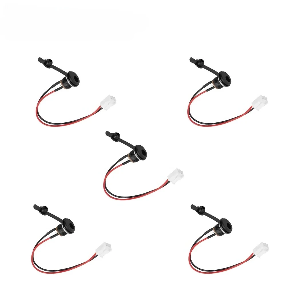 1-10pcs Durable Charger Round Hole Socket Charge Plug Balance Car Charging Port Accessories Parts for Vivobike Electric Scooter