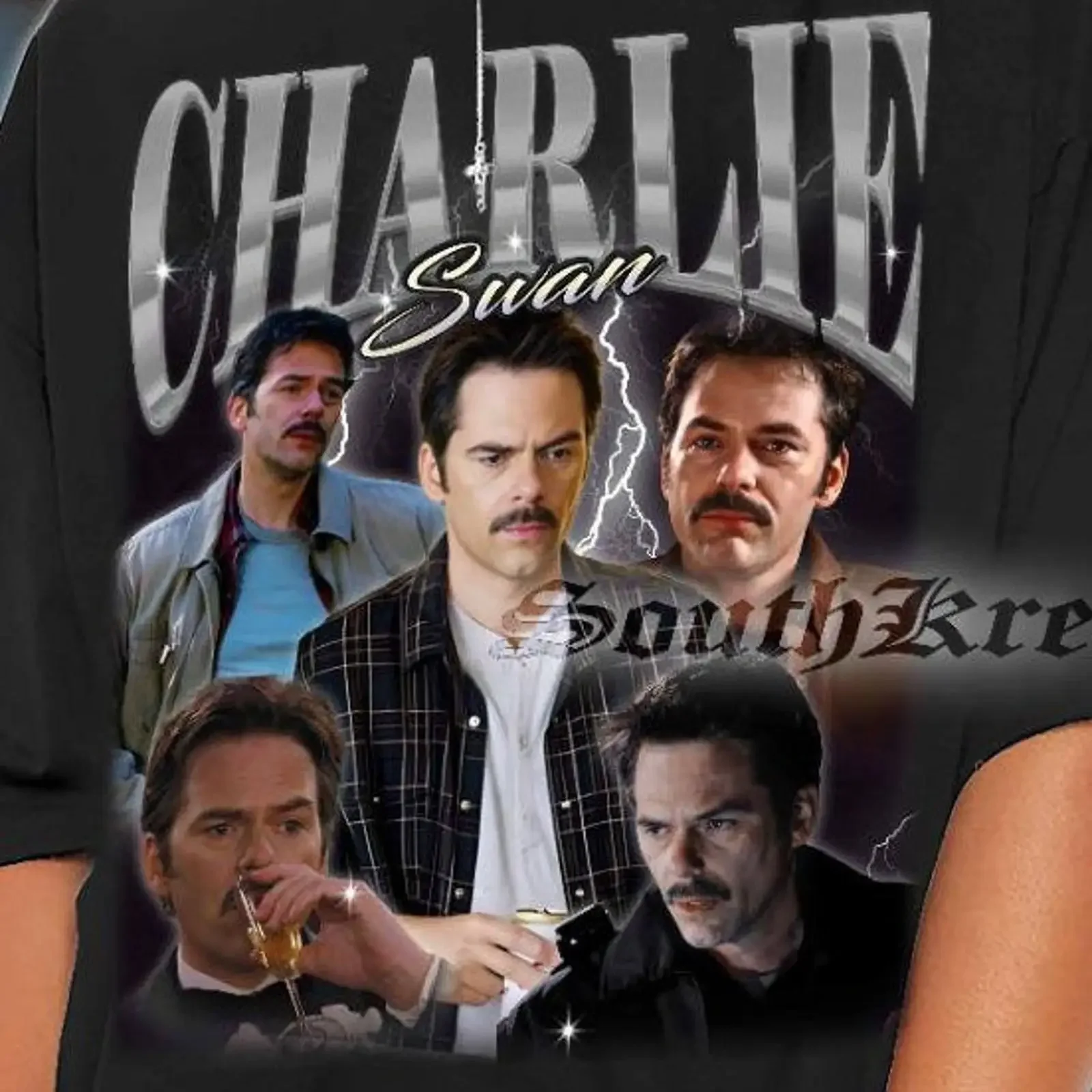 Retro Charlie Swan Vintage Bootleg T Shirt Casual Fan Merch vintage Washed Stylish streetwear homme Comfortable