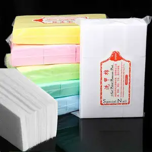 100/500/600/1000Pcs Non-Woven Fabric Nail Cleaning Pads 100% Nail Cotton Pads Lint Free Nail Nail Gel Polish Wipes Nail Supplies