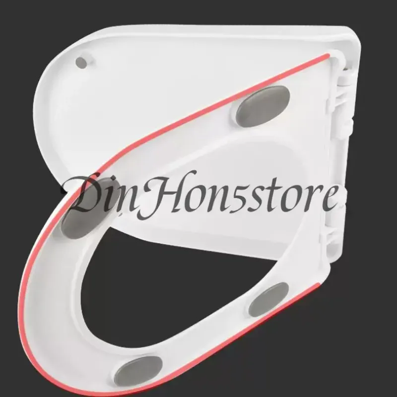 Household universal thickened slow-lowering toilet cover old-fashioned U-shaped V-shaped toilet seat lid accessories