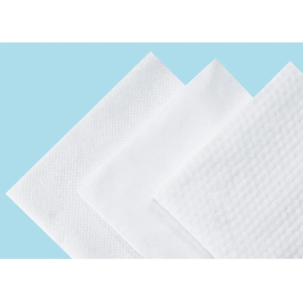 

1 упаковка одноразовых хлопковых полотенец для лица, 100 штук, мягкие волокнистые салфетки для снятия макияжа, для влажной и сухой очистки лица