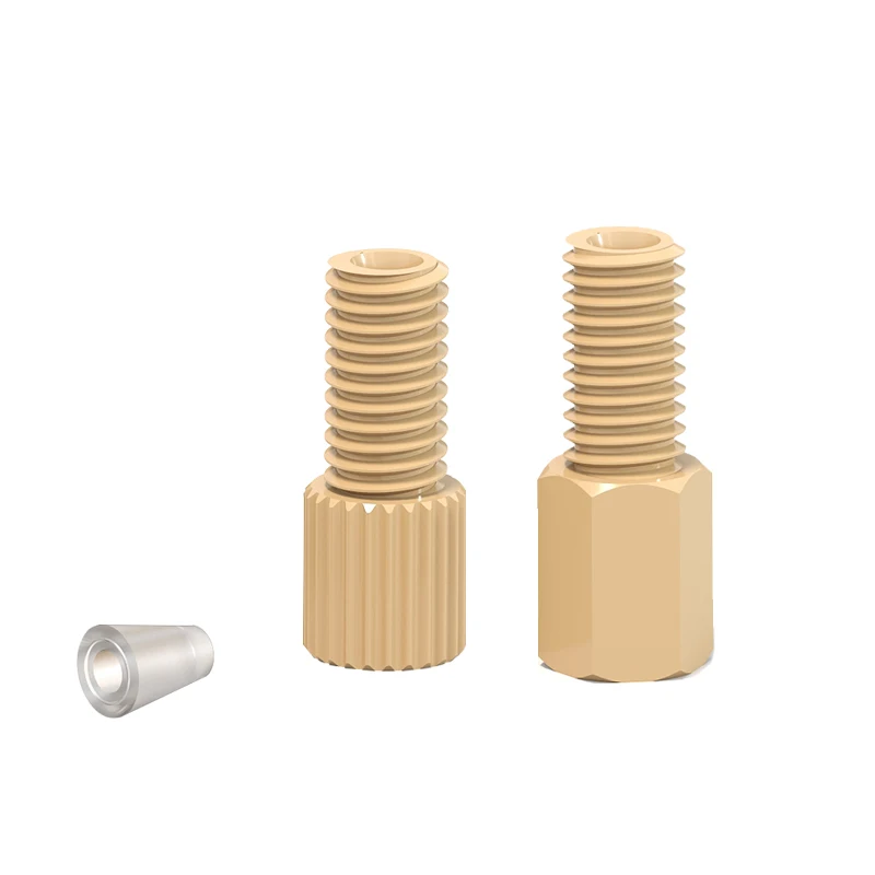 Runze High Mechanical Strength 10-32UNF Thread Two-piece PEEK Flangeless Fittings Plastic Pipe Fittings