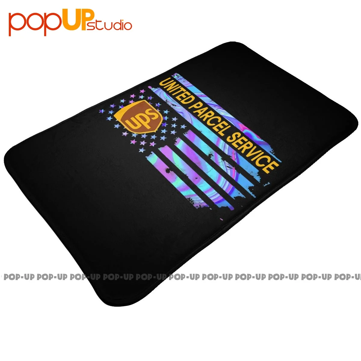 Ups United Parcel Service American Flag Independence Day Mat Rug Carpet Soft Mat Floor