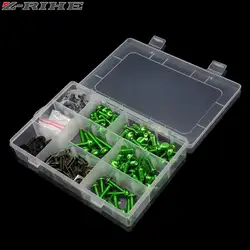 For Kawasaki KLE500 KLE kle 500 1991-2007 2006 2005 2004 2003 2002 A Set M6 M5 Fairing Bolts Kit Bodywork Fasteners Screws Nut