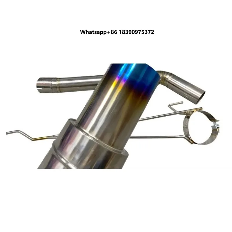 Sports Titanium Exhaust Titanium Straight Pipe Custom Color  h003